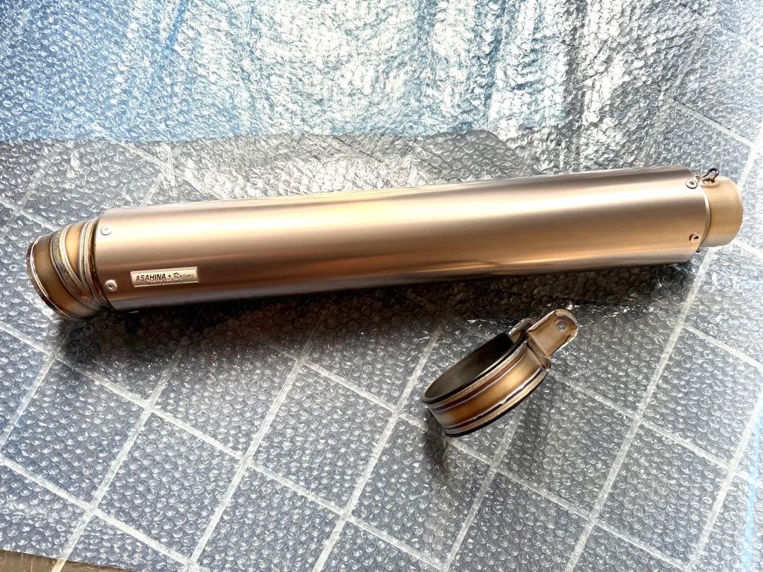 【ユ】 アサヒナレーシング GPフォーミュラー チタン サイレンサー