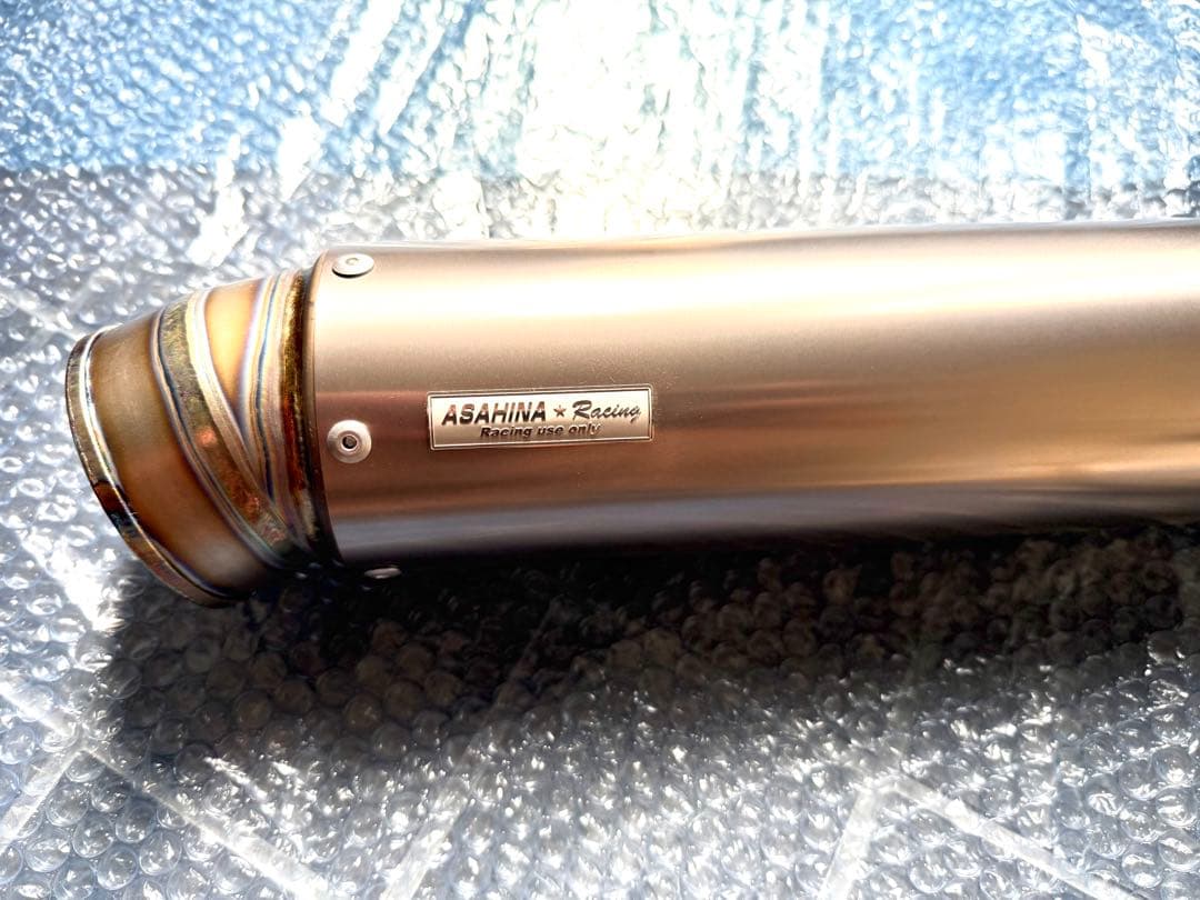 【ユ】 アサヒナレーシング GPフォーミュラー チタン サイレンサー