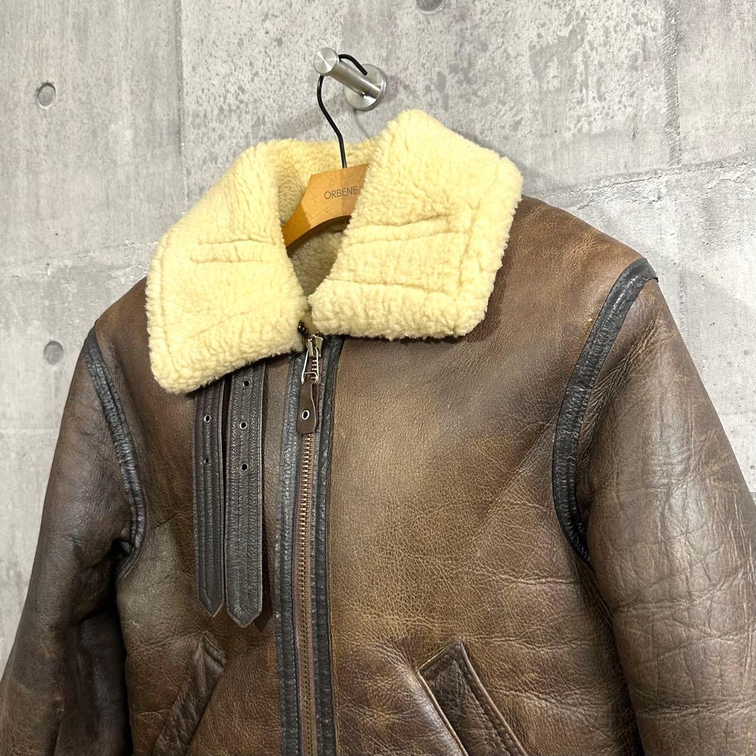 AVIREX B-3 フライトジャケット ムートン USA製 1978復刻タイプ