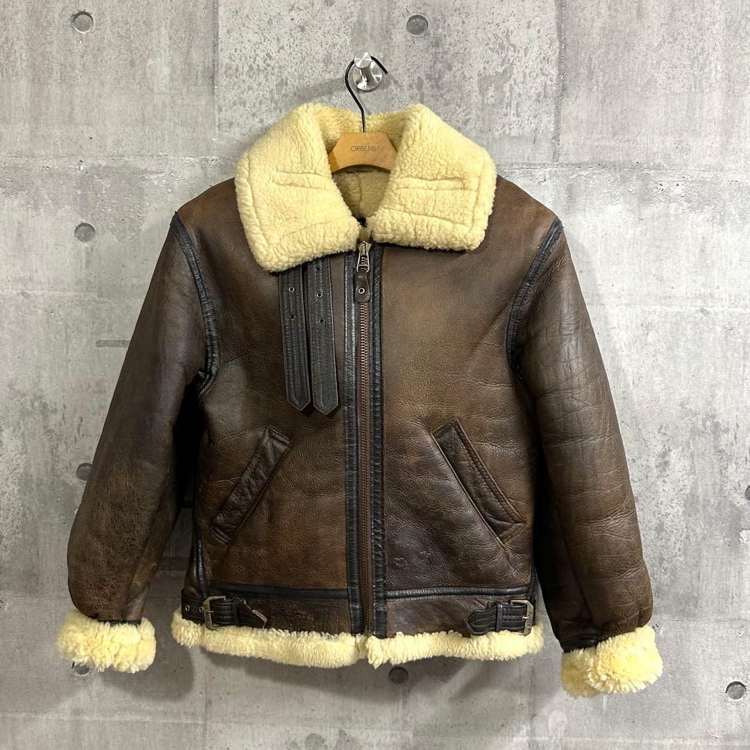 AVIREX B-3 フライトジャケット ムートン USA製 1978復刻タイプ