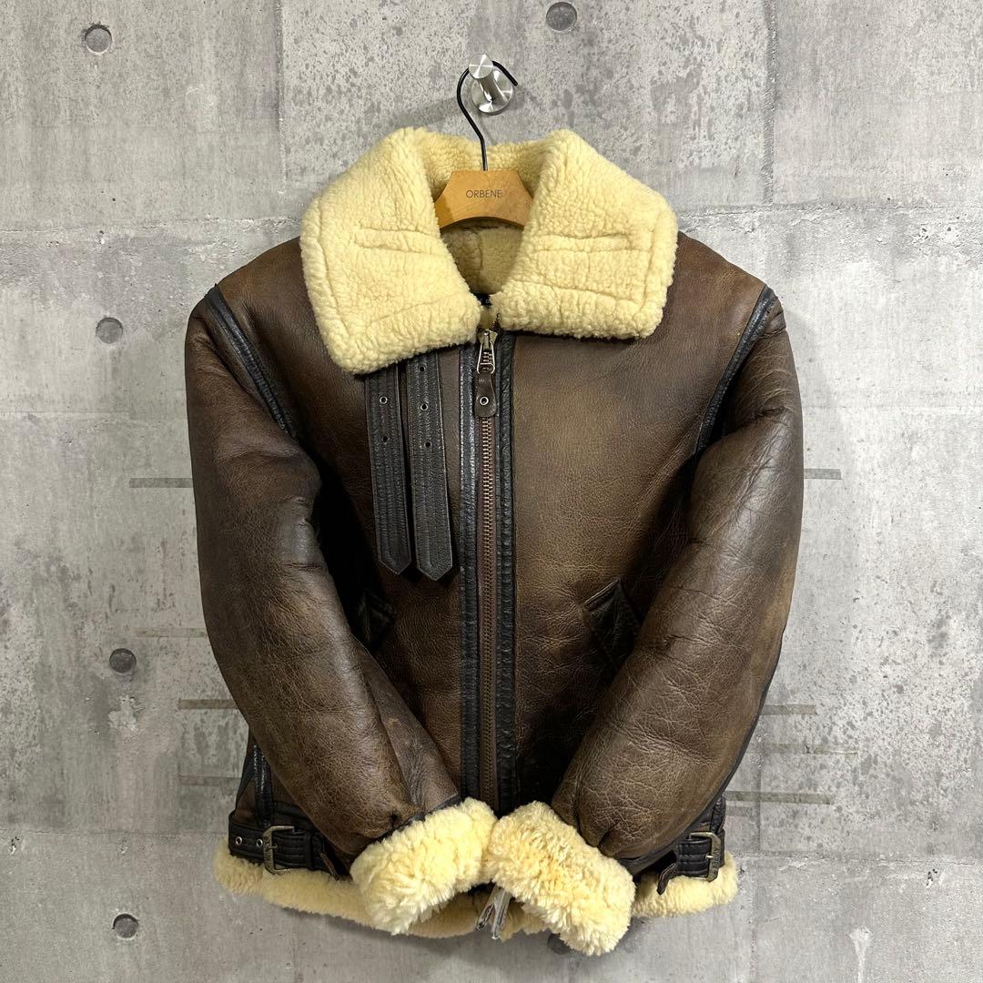 AVIREX B-3 フライトジャケット ムートン USA製 1978復刻タイプ