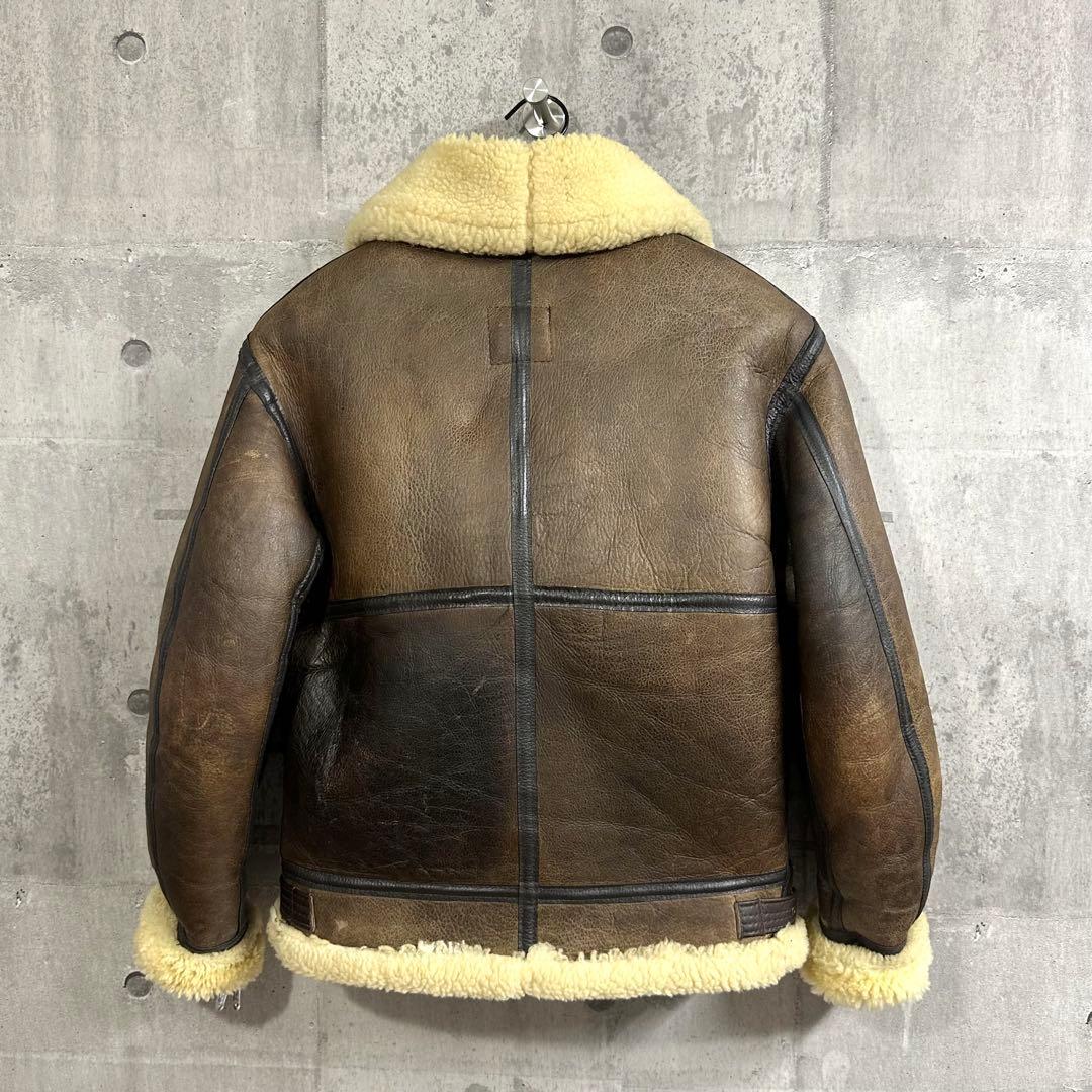 AVIREX B-3 フライトジャケット ムートン USA製 1978復刻タイプ