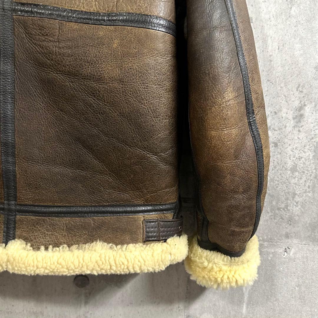 AVIREX B-3 フライトジャケット ムートン USA製 1978復刻タイプ