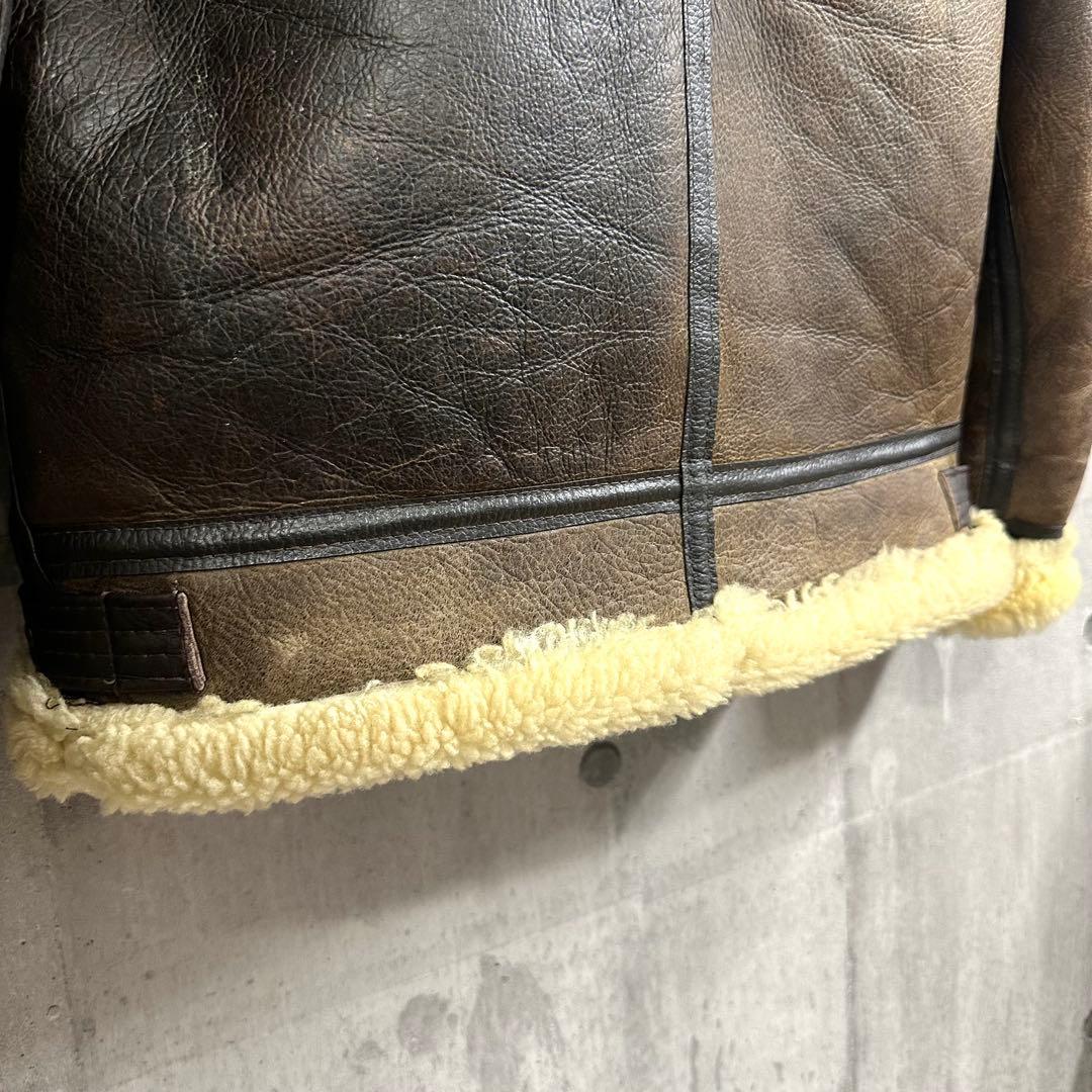 AVIREX B-3 フライトジャケット ムートン USA製 1978復刻タイプ