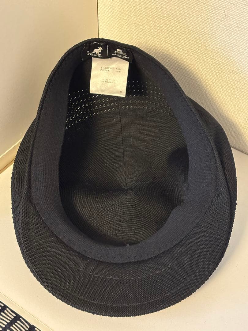 カンゴール/ベレー帽/限定/帽子/コラボ/マスターマインド/別注/ハンチング/黒