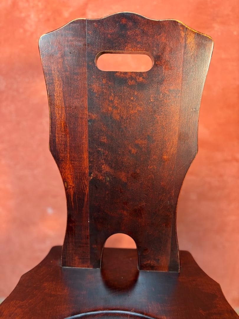 伝統民芸家具　神居民芸　(椅子、板座チェア) 2脚