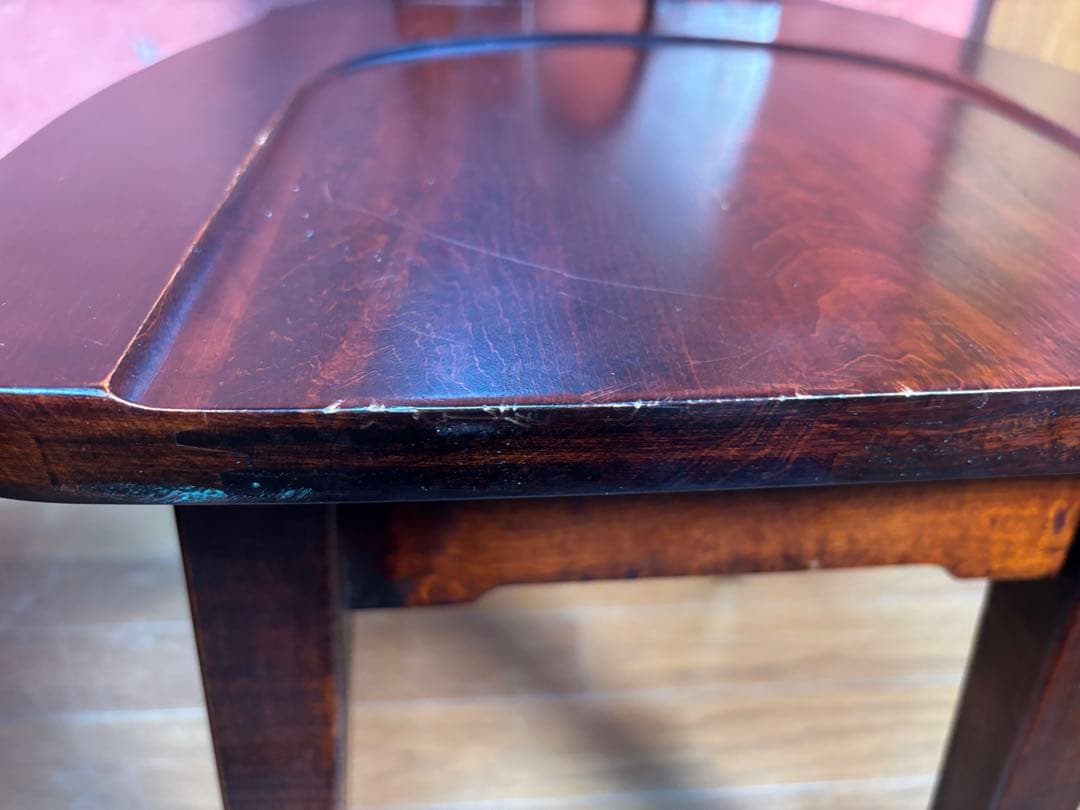 伝統民芸家具　神居民芸　(椅子、板座チェア) 2脚