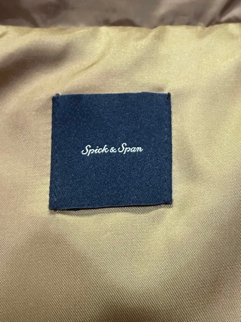 美品　スピック&スパン　ダウンベスト　spick and span ブラウン