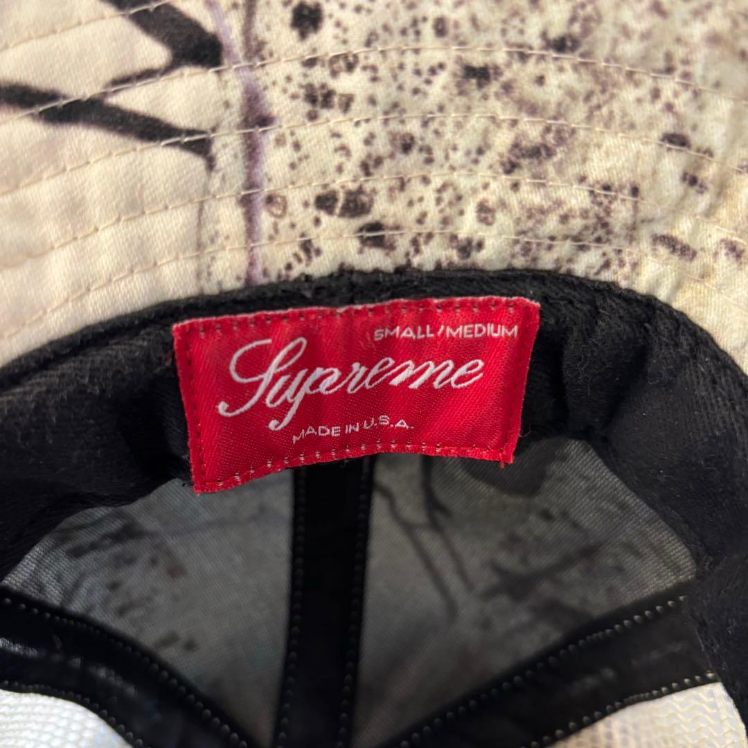 Supreme かも柄　ハット　sサイズ　小さめ