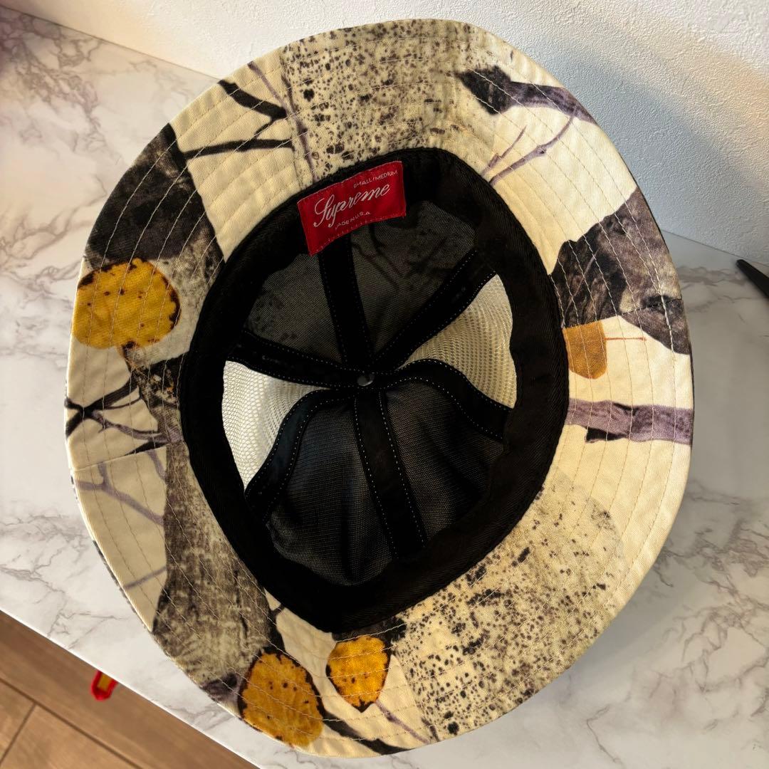 Supreme かも柄　ハット　sサイズ　小さめ