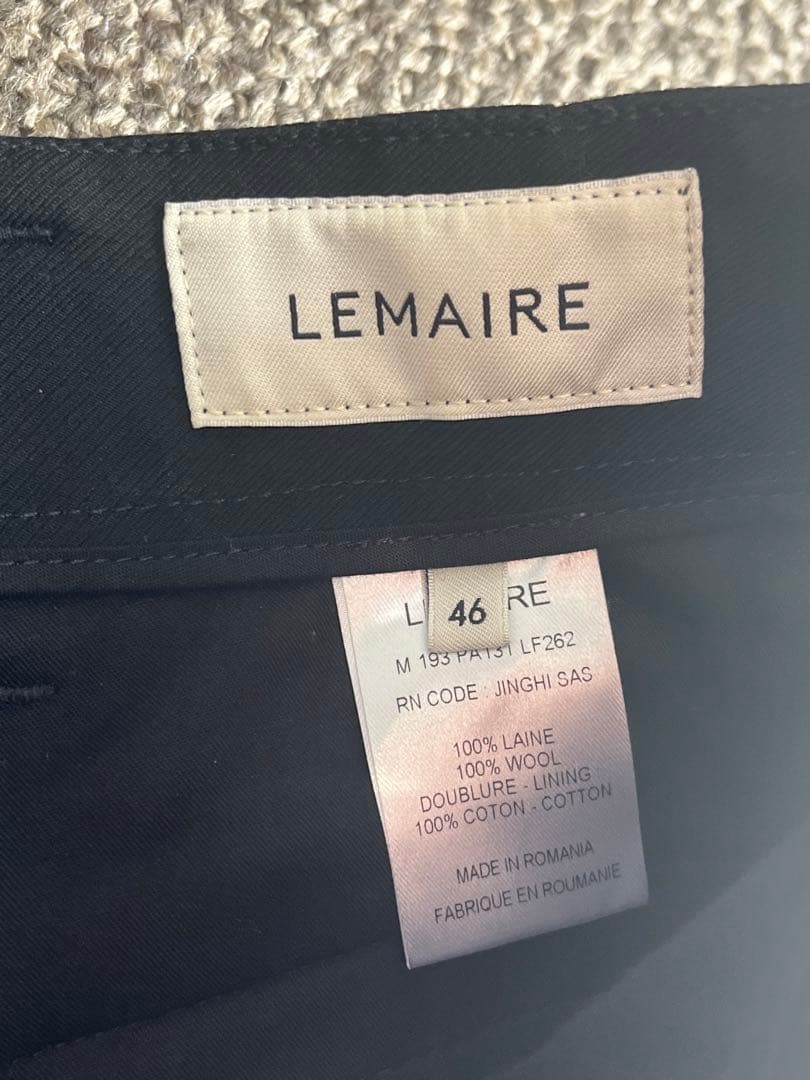 lemaire ワイドレッグパンツ　サイズ46