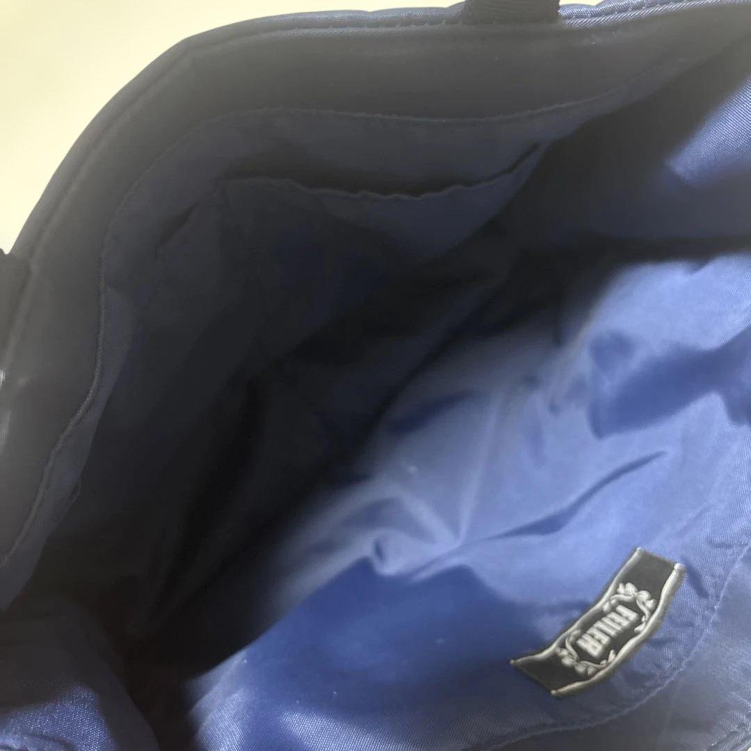 ネイビー トートバッグ　学校フェイラー