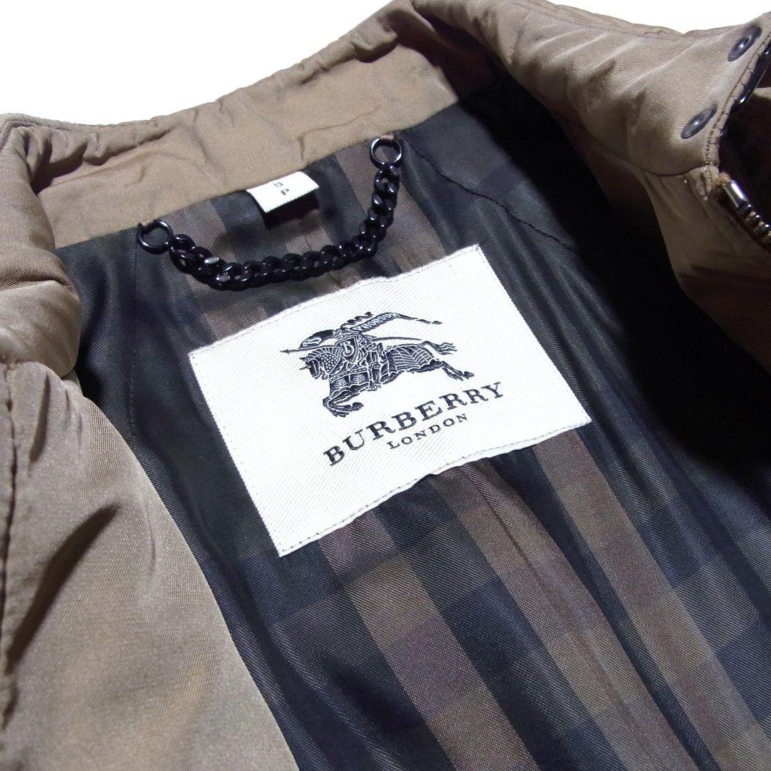 バーバリー ロンドン キルティング 中綿 ダブル コート トレンチコート S