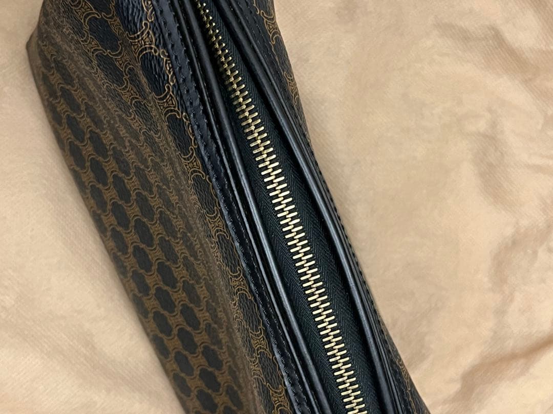 CELINE マカダム柄 クラッチ 廃盤 PVCレザー ポーチ