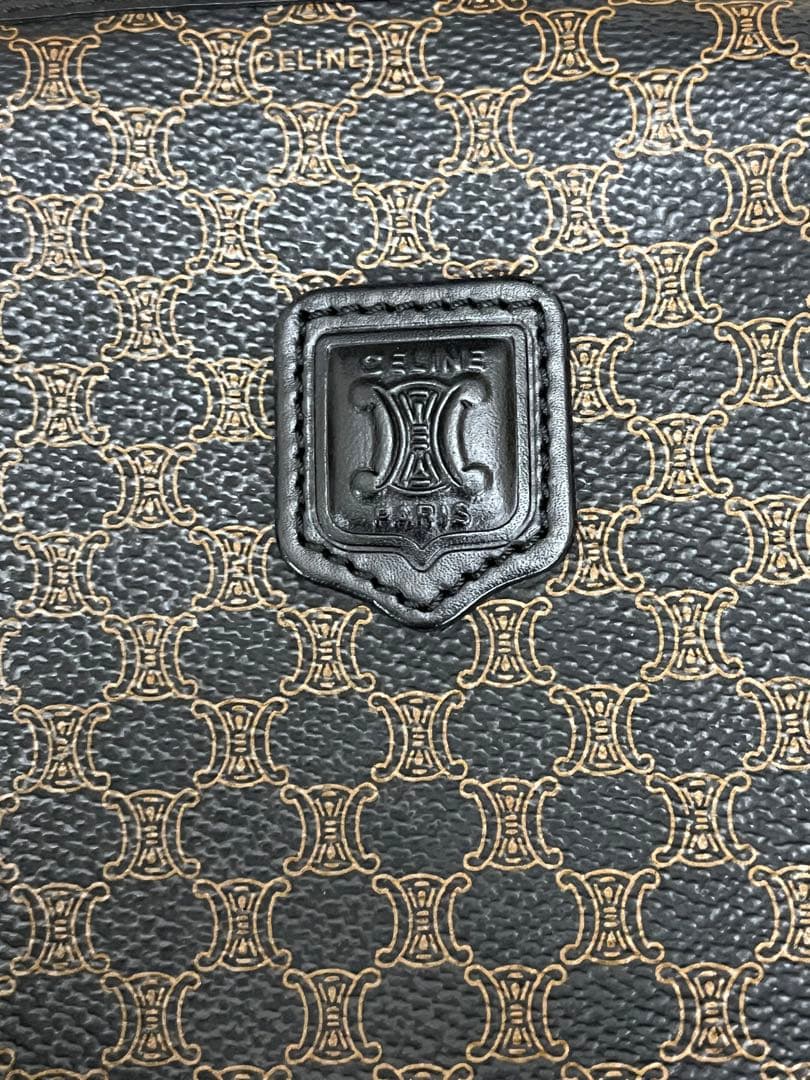 CELINE マカダム柄 クラッチ 廃盤 PVCレザー ポーチ