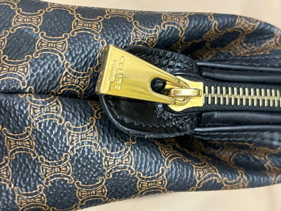 CELINE マカダム柄 クラッチ 廃盤 PVCレザー ポーチ