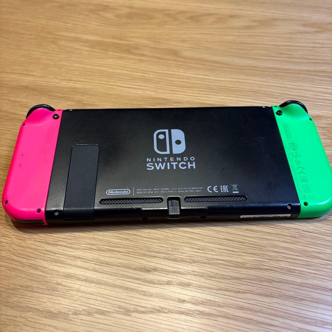 Nintendo Switch 本体 グリーン/ピンク ドック付き
