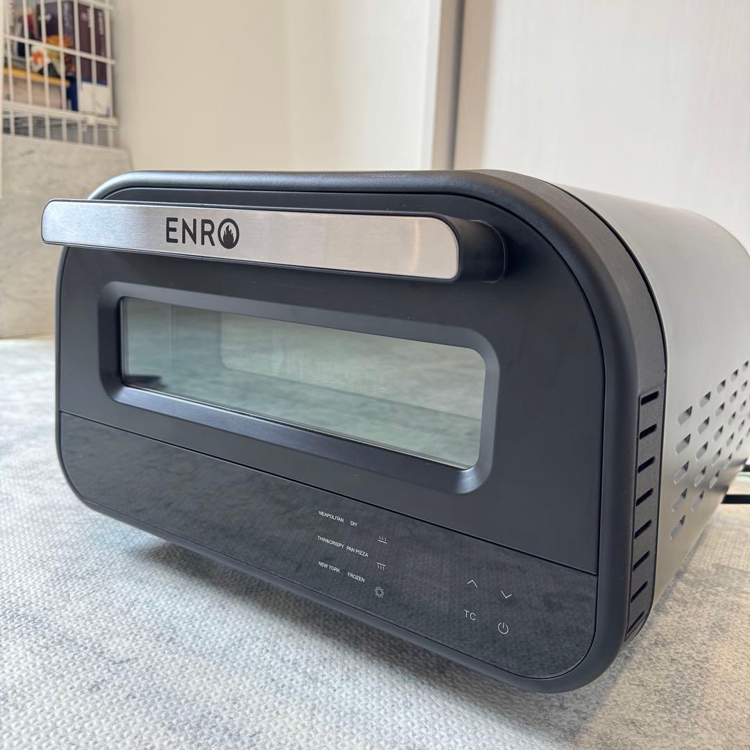 ‼️美品・送料無料‼️ENRO ピザ窯　電気式窯焼名人　オーブン ピザピール付き