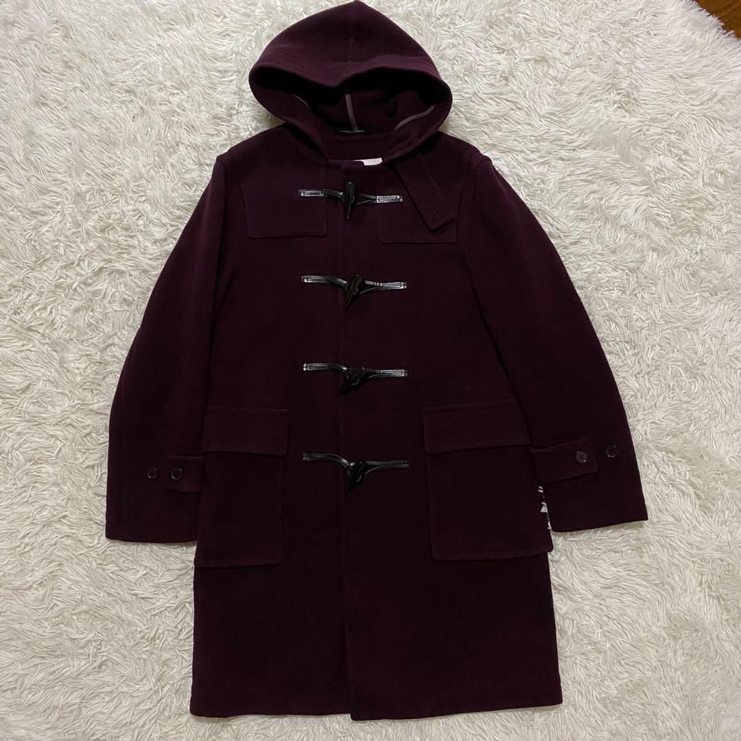 【美品】マッキントッシュ　希少カラー　ダッフルコート　M　パープル　ロング