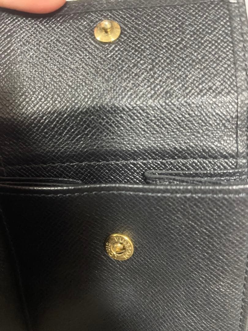 LOUIS VUITTON ブラック二つ折り財布