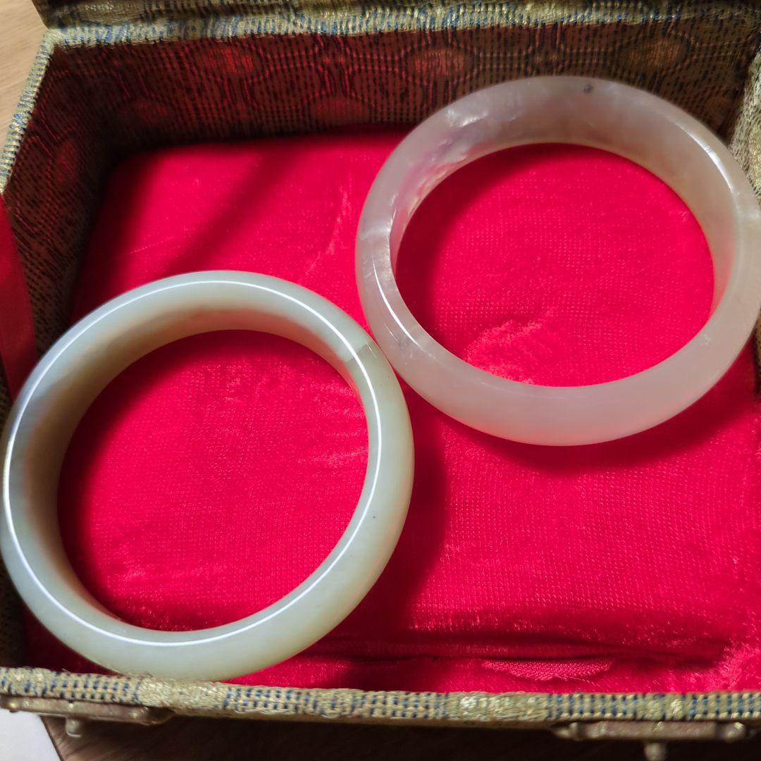 kikouさま専用 翡翠 バングル ２つセット