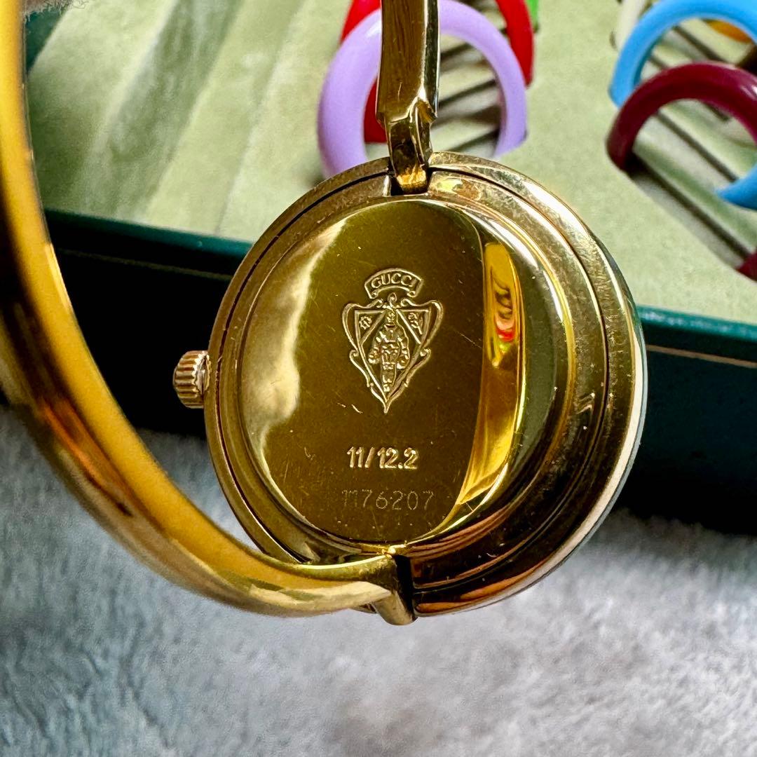GUCCI　腕時計 11/12.2 チェンジベゼル　11色　ゴールド　アナログ