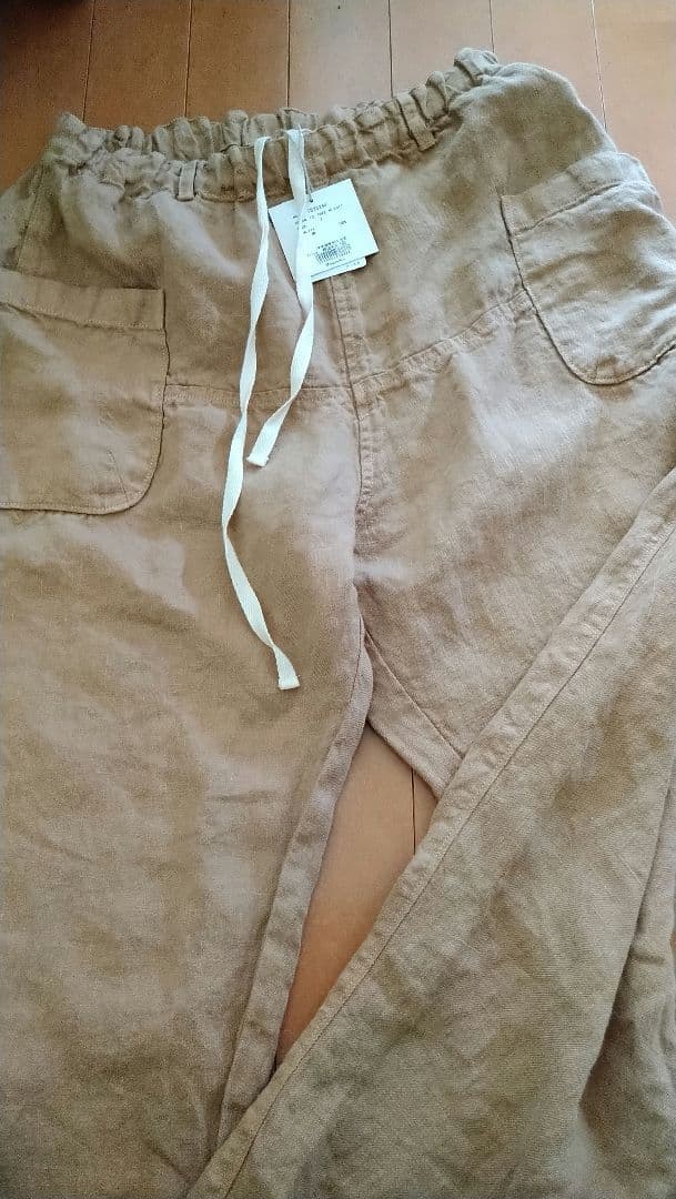 tumugu ソリトリネンイージーパンツ