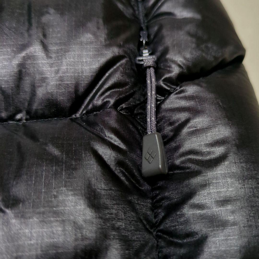 モンベル【良品】廃盤 スペリオダウン ベスト L 黒　軽量 800FP メンズ