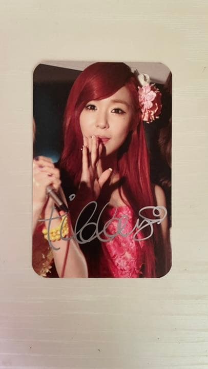 超レア　少女時代　ティファニー　直筆サイン