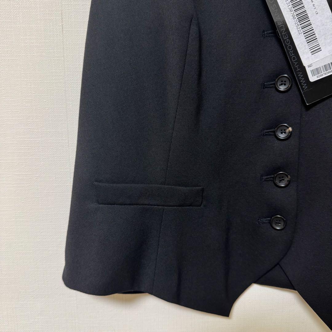 【新品未使用】HYDROGEN ベスト　ブラック