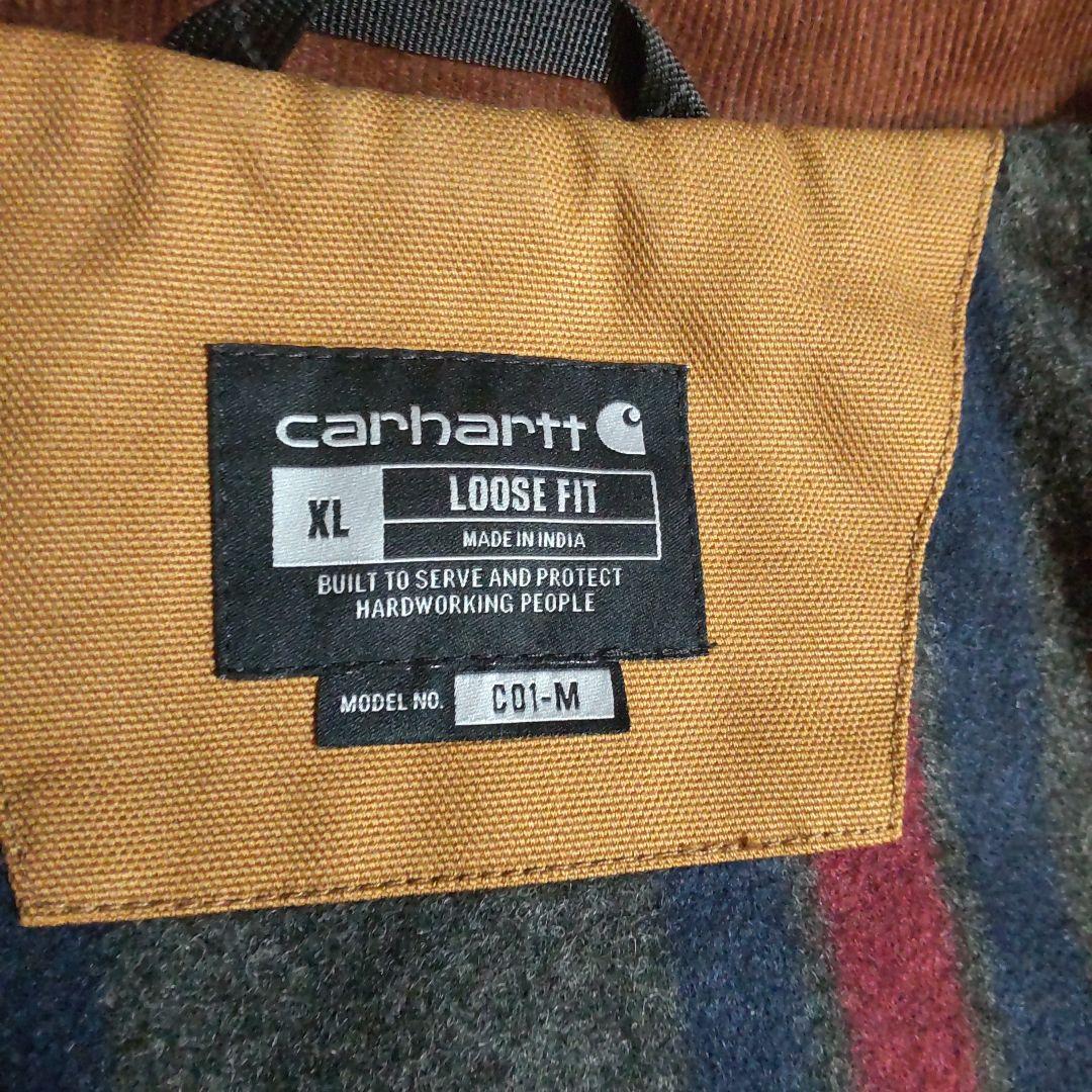 【美品】Carhartt カーハートダックチョアコート