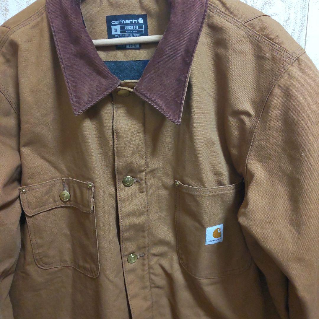 【美品】Carhartt カーハートダックチョアコート