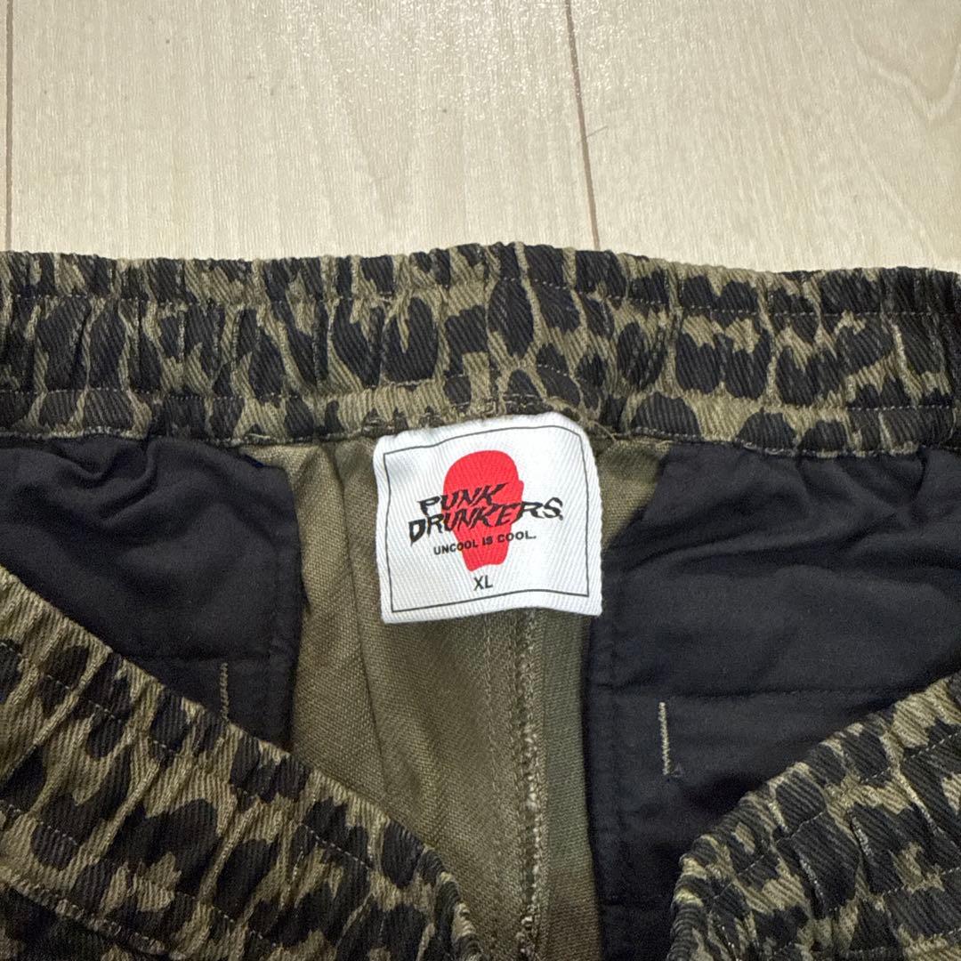 PUNK DRUNKERS ヒョウ柄 XLパンツ