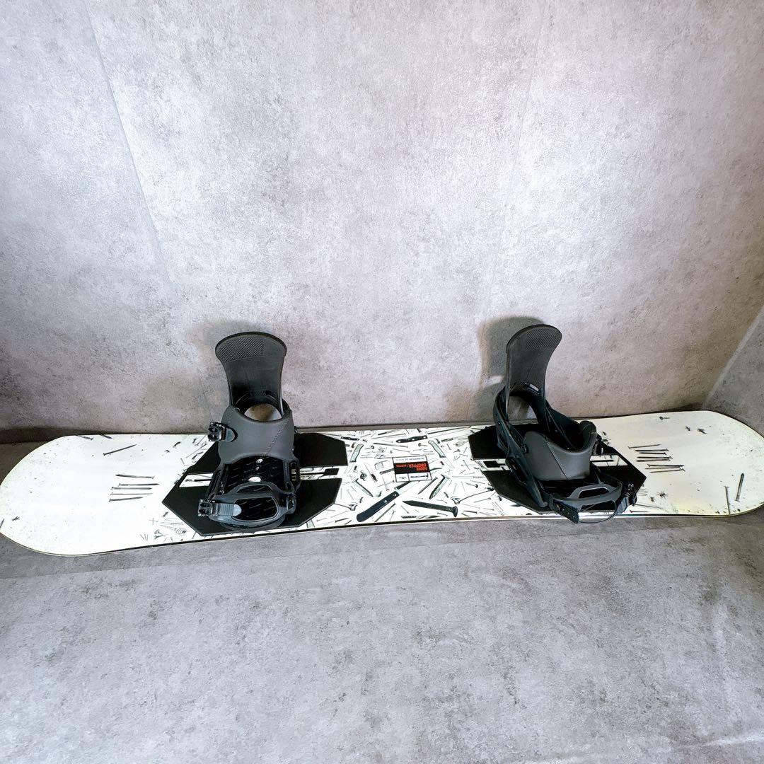 【BURTON3点セット】メンズスノーボード　バートン　155cm バイン付き