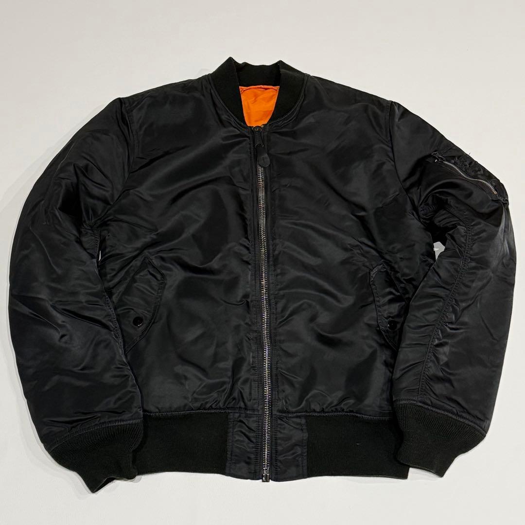 美品 ALPHA INDUSTRIES MA-1 フライトジャケット XL 黒