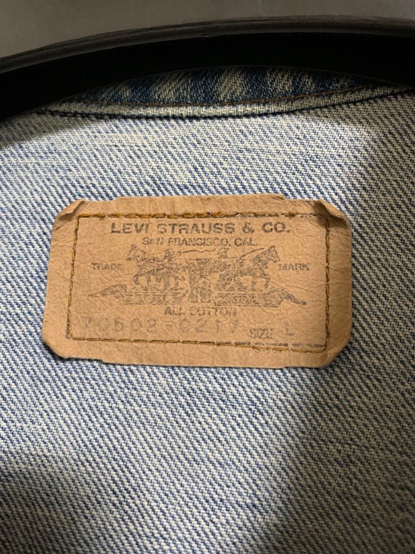 80's Levi's 70502-0217 L 2nd オレンジタブ 日本製