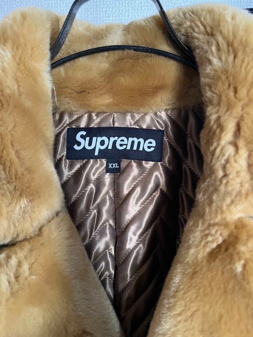 ジャケット・アウター SUPREME 22AW Fur Collar Car Coat XL
