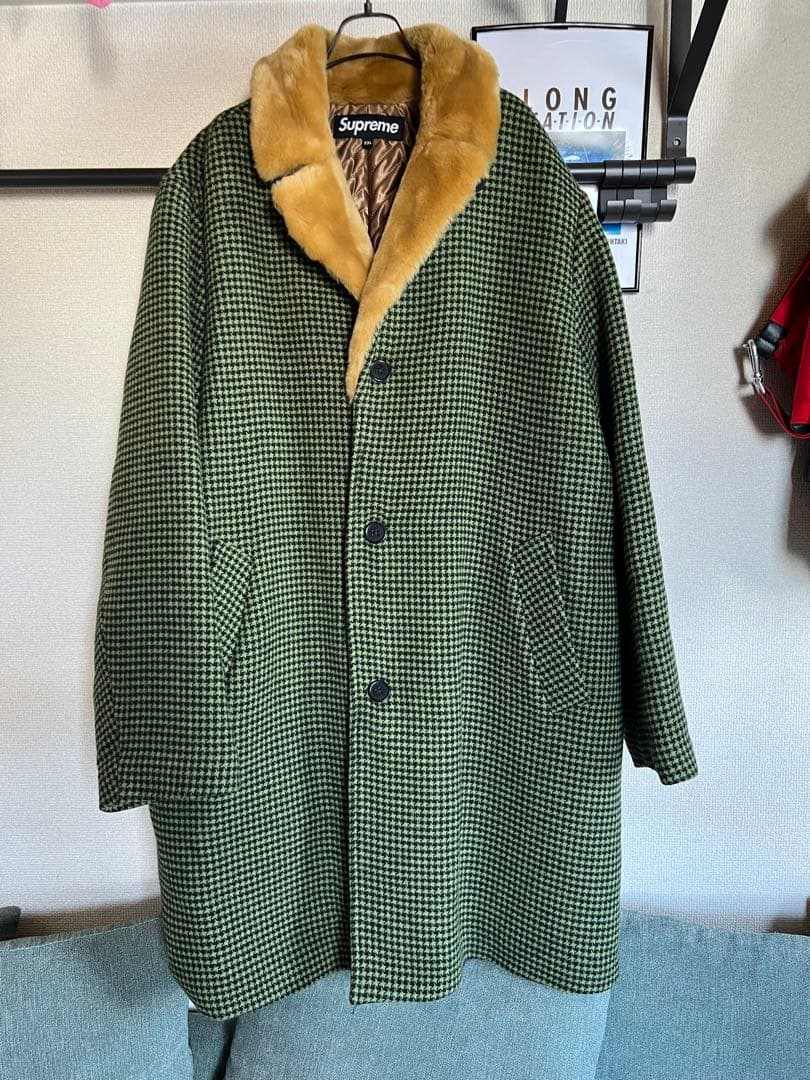 ジャケット・アウター SUPREME 22AW Fur Collar Car Coat XL