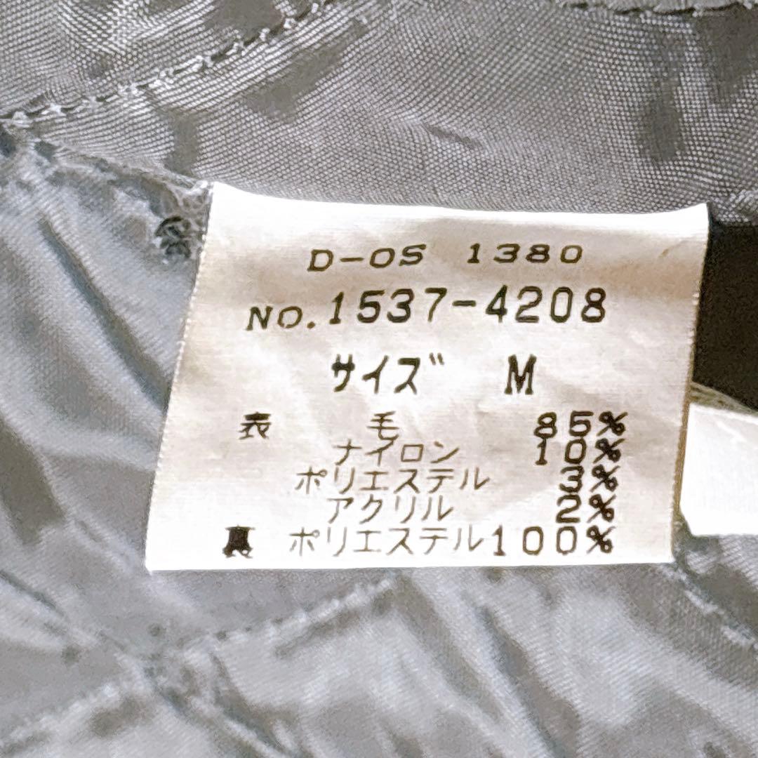 美品 CHAPS Ralph Lauren メルトンウール Pコート グレー M