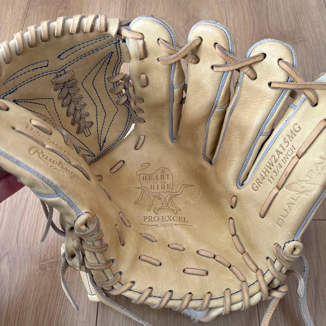 さもん。Rawlings 軟式　キャメル　投手用