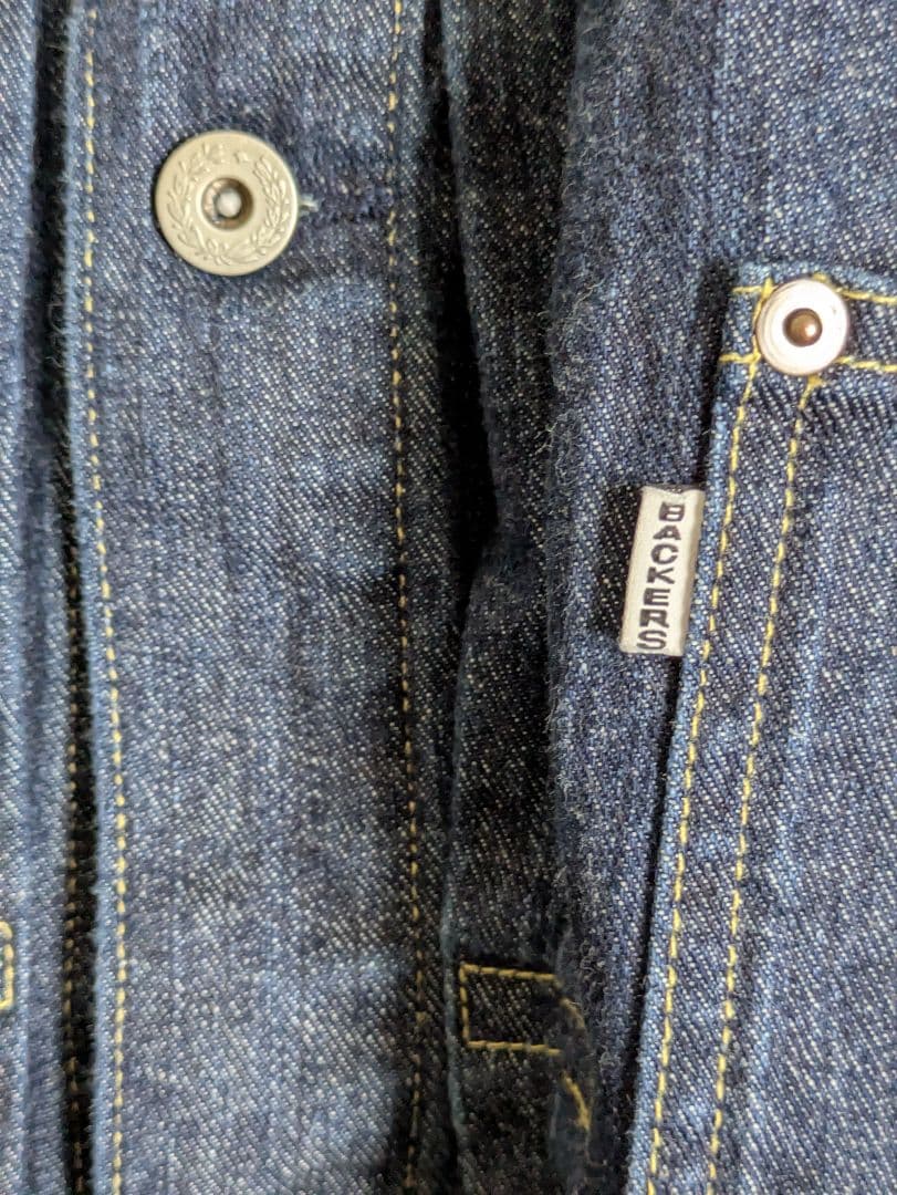 Backers 106XX デニムジャケット 1st 大戦モデル XL