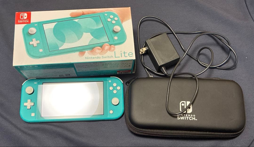 美品 Nintendo Switch Lite ターコイズ 本体