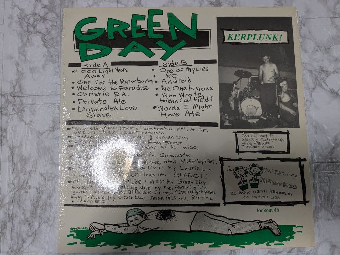Green Day Kerplunk アナログレコード