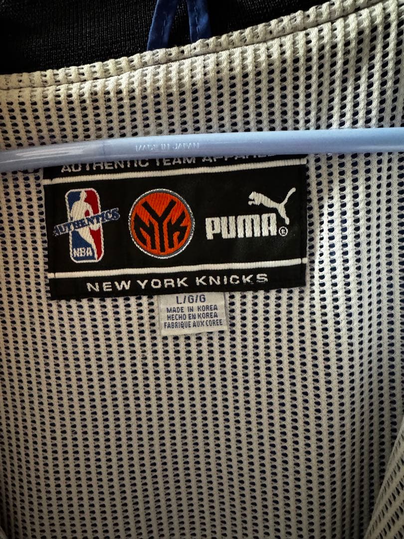 puma New York Knicks ニックス ウォームアップジャケット
