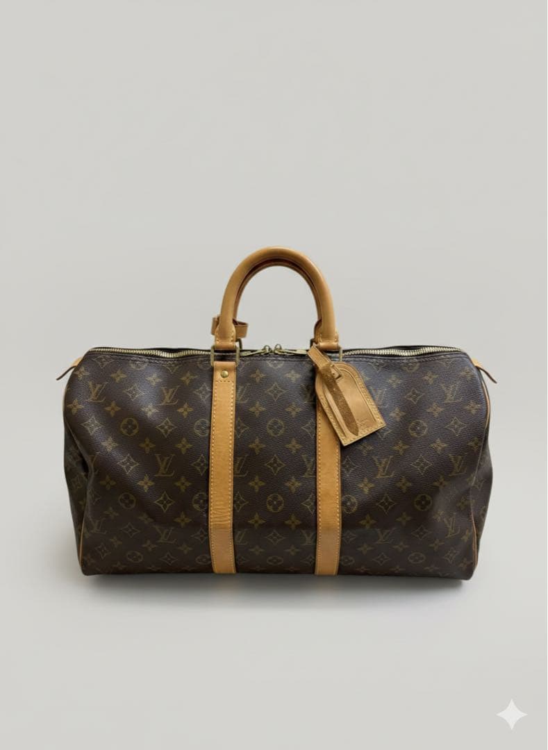 に*ょ様 【王道】ルイヴィトン キーポル45 モノグラム ボストンバッグ 旅行カ