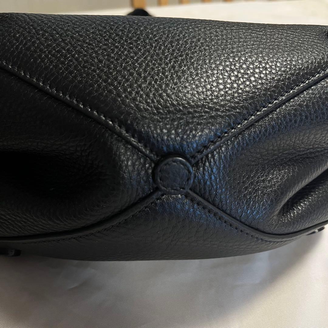 prada レザートートバッグ プラダ 美品 ブラック 黒　鞄 BR5092