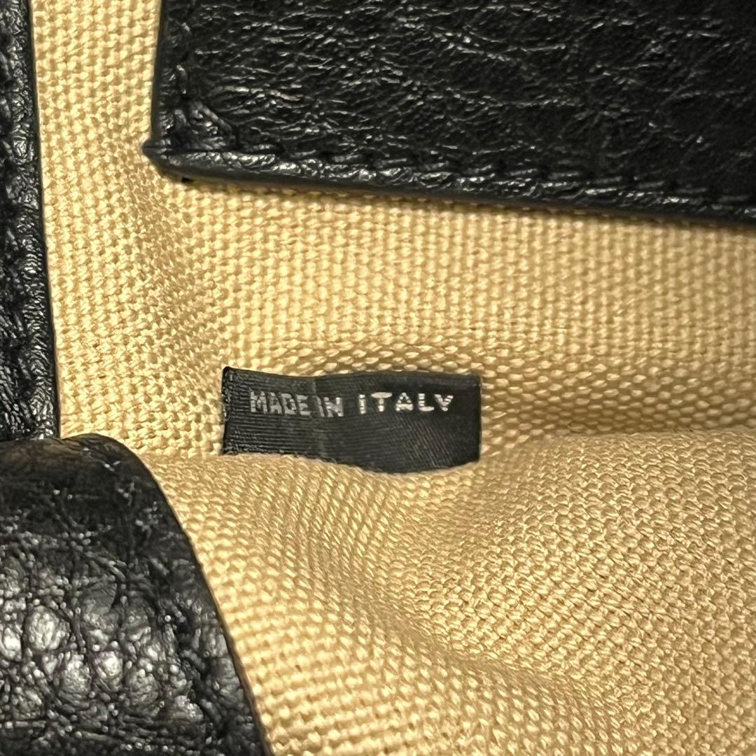 prada レザートートバッグ プラダ 美品 ブラック 黒　鞄 BR5092