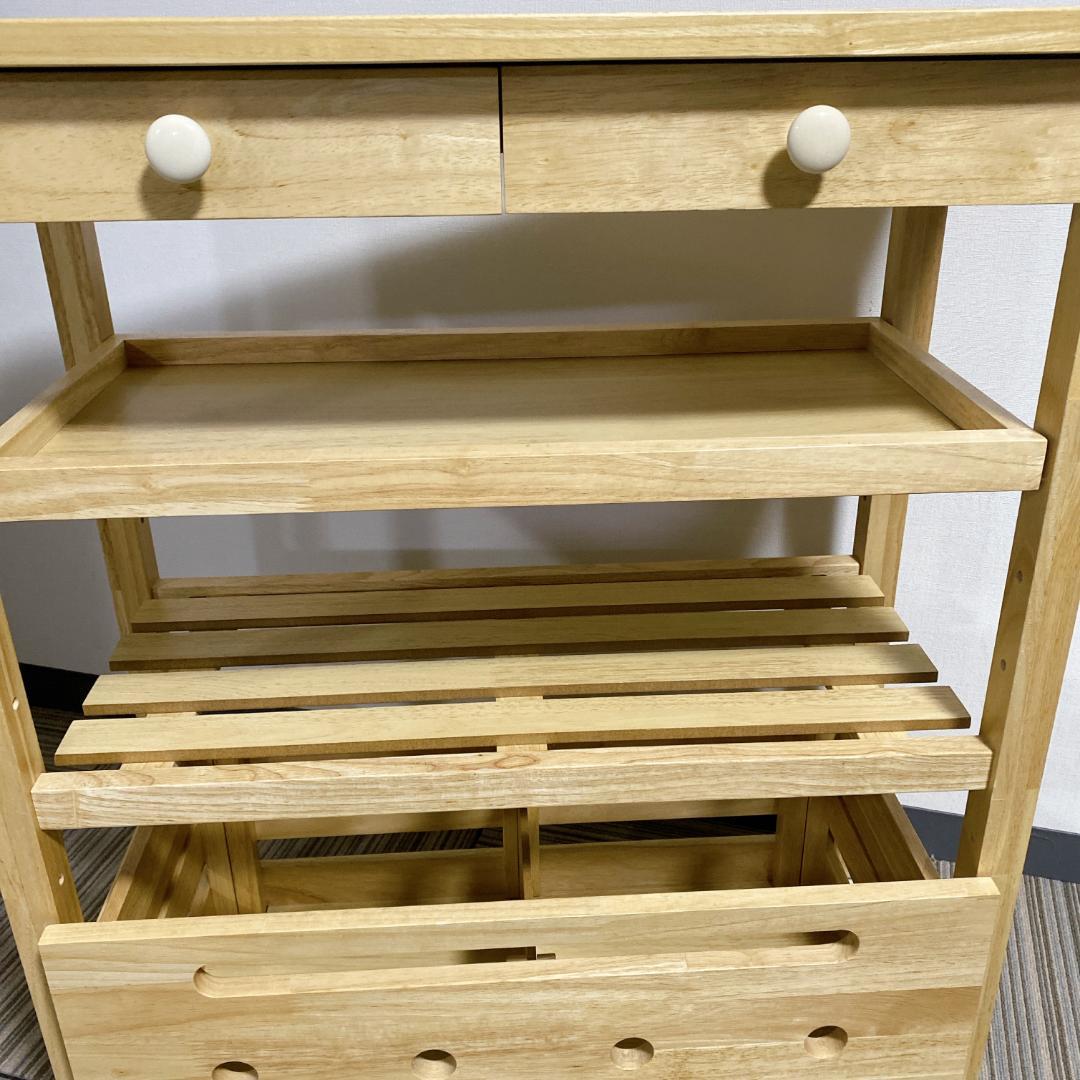 シーチキン タイルトップ キッチンワゴン キャスター付 ㈱ヤマソロ