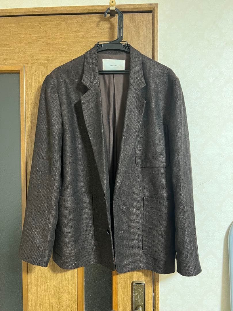 【TODAYFUL】ボーイフレンドリネンジャケットチョコ36