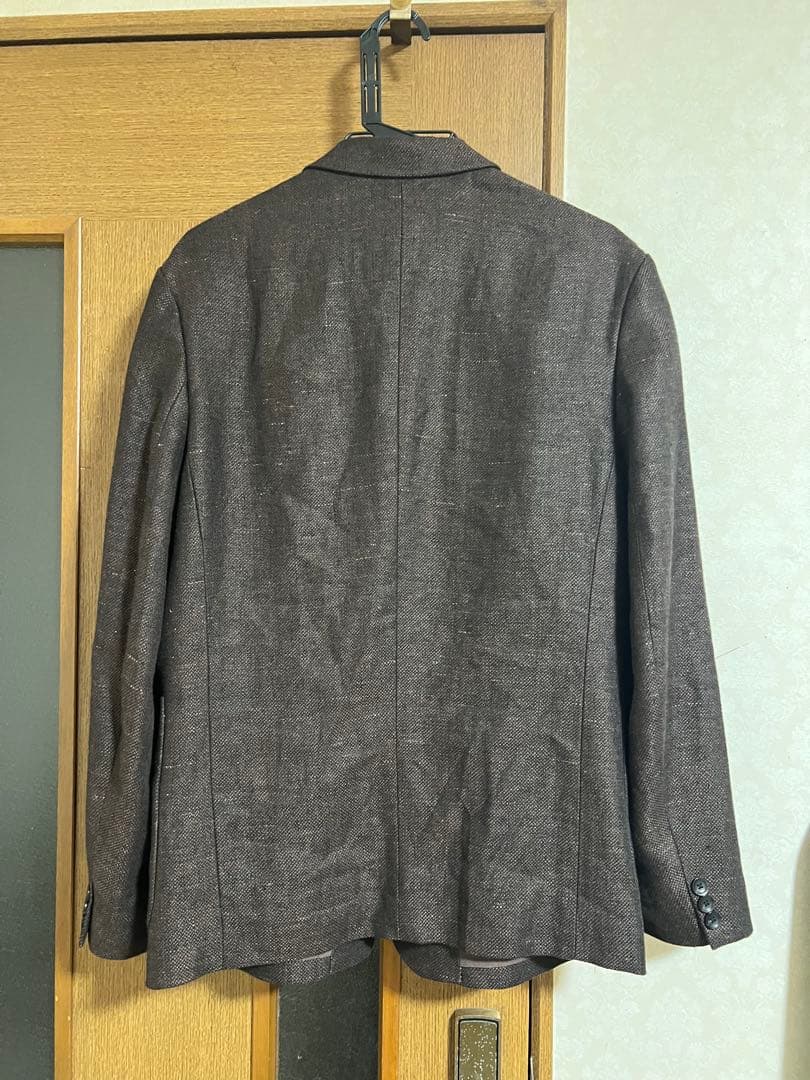 【TODAYFUL】ボーイフレンドリネンジャケットチョコ36